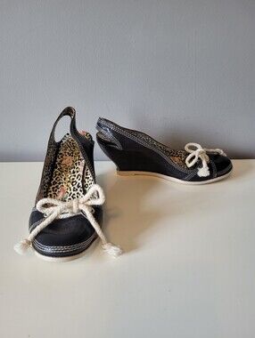 Vintage Irregular Choice Picnic Sneaker Wedges, VGUC, Size 6